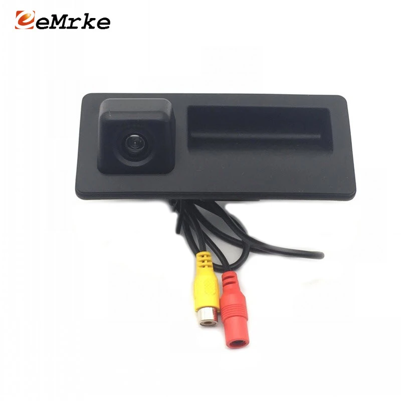 

EEMRKE CCD HD Car Rear View Backup Cameras for Audi A3 S3 Sportback Lim. Qu. 2013-2016 Parking Camera NTSC Replace Trunk Handle