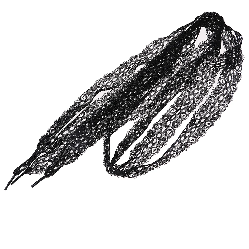 

1pair Lace Shoelaces Lace Canvas Sneaker Sport Shoes Lace 120CM Length 3CM Width