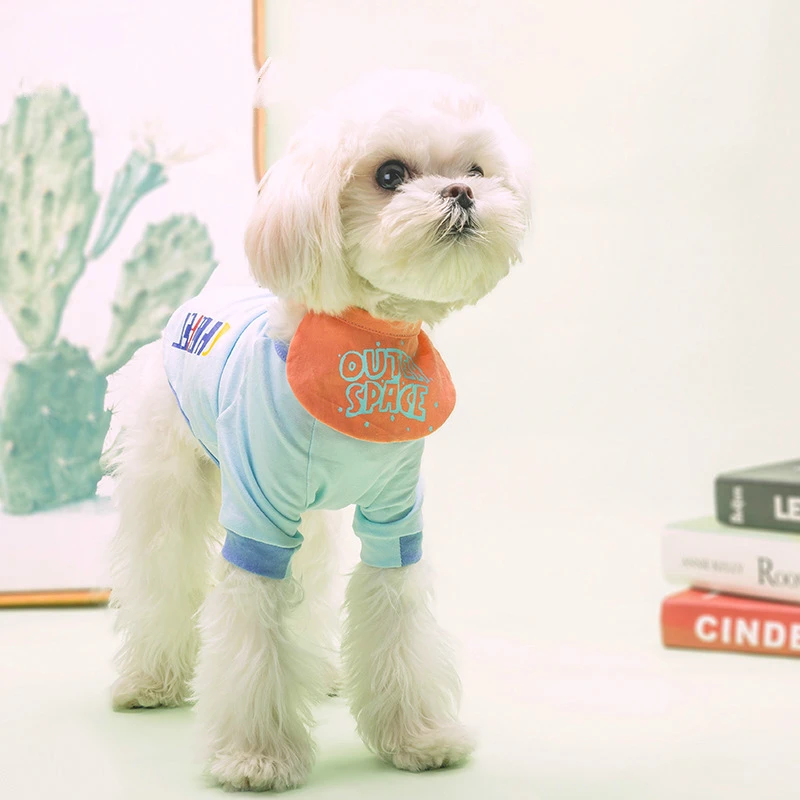 Бандана хлопковая для собак летняя с принтом моющаяся | Дом и сад