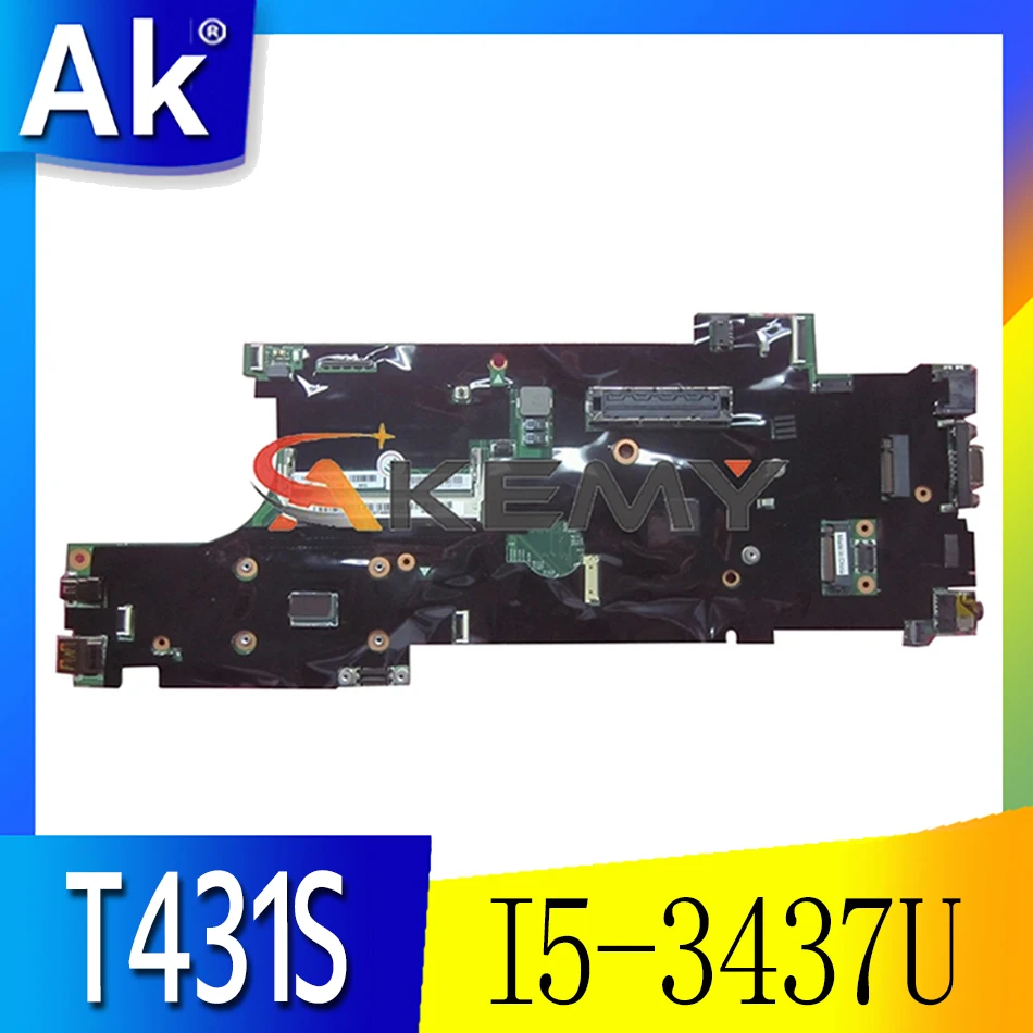 

Laptop motherboard For LENOVO Thinkpad T431S I5-3437U Mainboard 12235-2 04X0786 SLJ8A