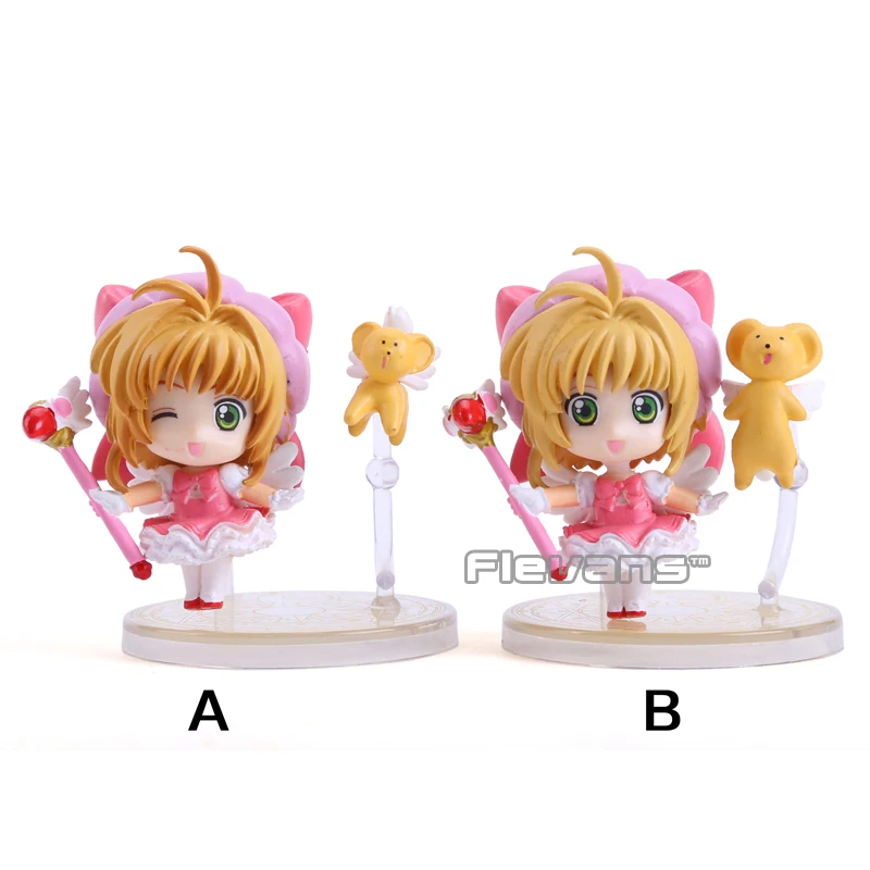 Cardcaptor Sakura Mini фигурки из ПВХ Kinomoto Daidouji Tomoyo Фигурки игрушки 6 шт./компл.|figure toy|action figure