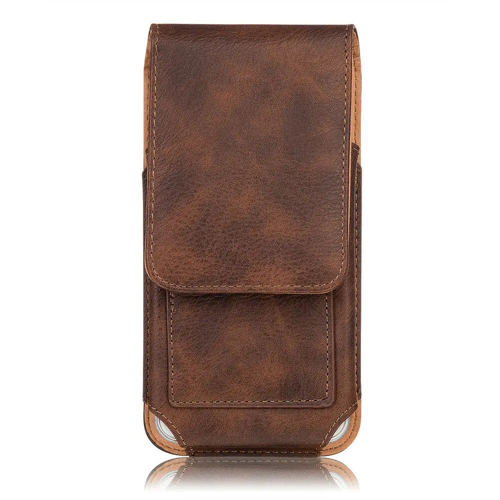 Чехол для мобильного телефона с зажимом ремня кожаный чехол 5 дюймов