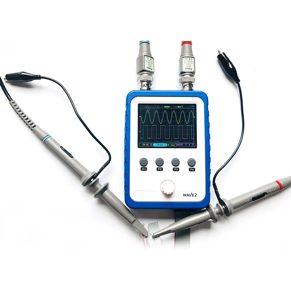 Ручной цифровой осциллограф WAVE2 2 4 дюйма с сенсорным экраном