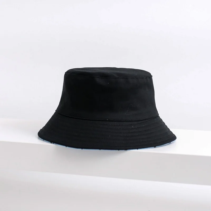 

2021 Summer Double Sided Bucket Hat Flat Fishing Hat Hip-Hop Plaid Cap Hats spring Grid Fashion Design Fisherman Hat