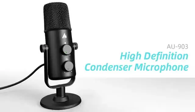 

Портативный usb-микрофон MAONO, конденсаторный микрофон для прямой трансляции