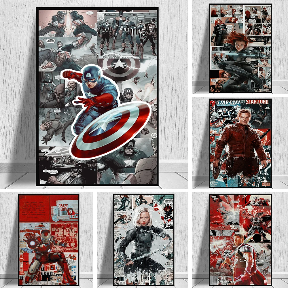 Marvel Superhero Captain America 5D DIY Diamond Painting Full Round Square Embroidery Mosaic Cross Stitch Kits | Дом и сад