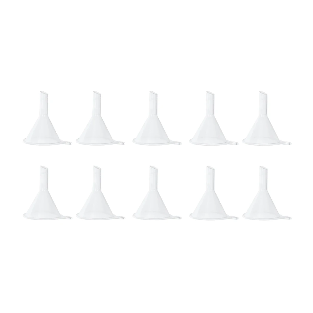 10 шт. новые маленькие пластиковые воронки диффузор для жидкости мини прозрачные
