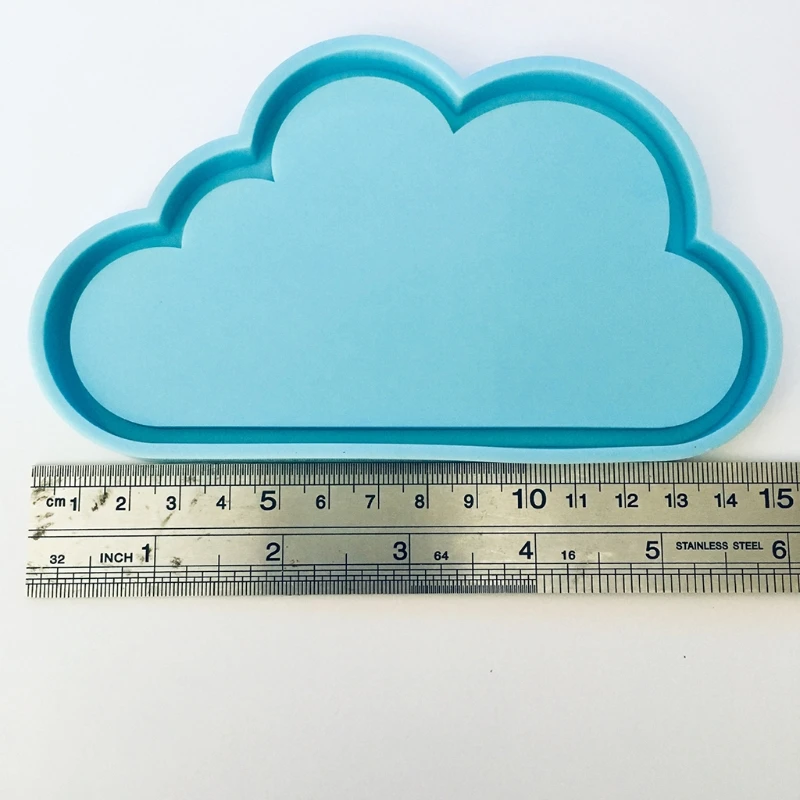 

New Cloud Resin Coaster Molds Cloud Silicone Mold DIY Handmade Epoxy Resin Decoration Tray Mold Cloud Shape Resin Mold Tools