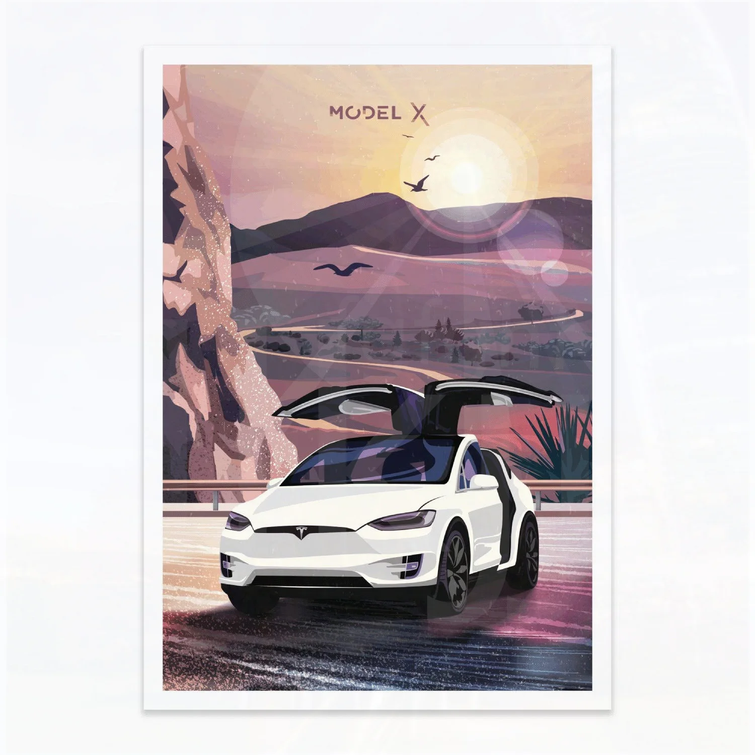 

Постер Tesla Model X, печатная бумага, настенная Художественная печать, металлическая Жестяная Табличка для бара, паба, клуба, винтажная мужская п...