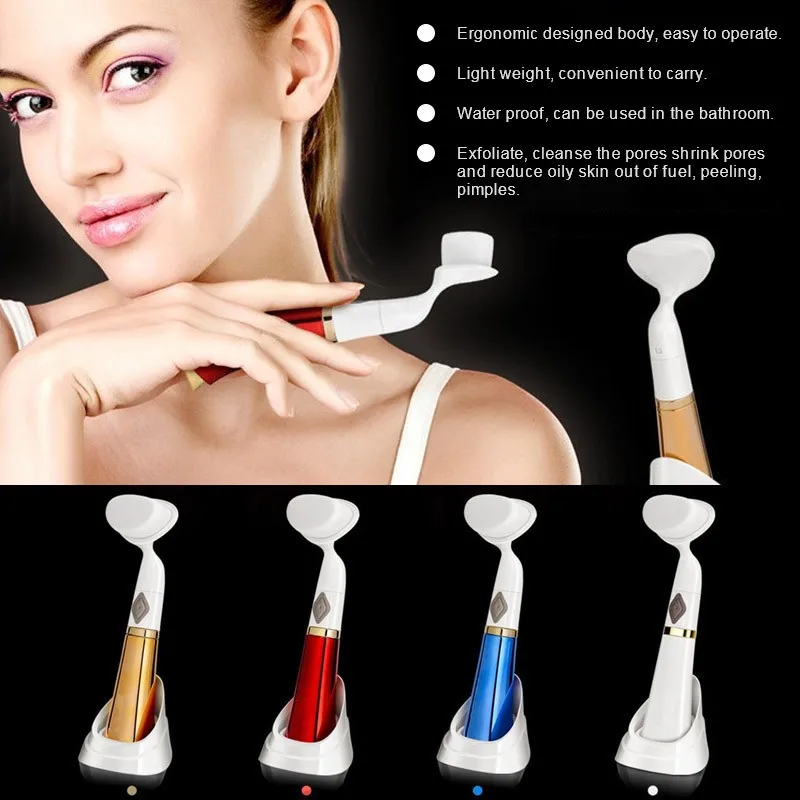 Рекомендуется электрическая Очищающая щетка для лица Глубокая чистка кистей