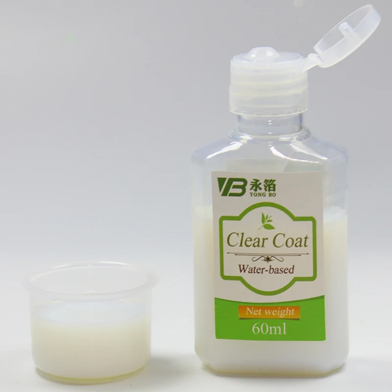 Прозрачное покрытие на водной основе 60 мл прозрачный лак защита золотых листьев