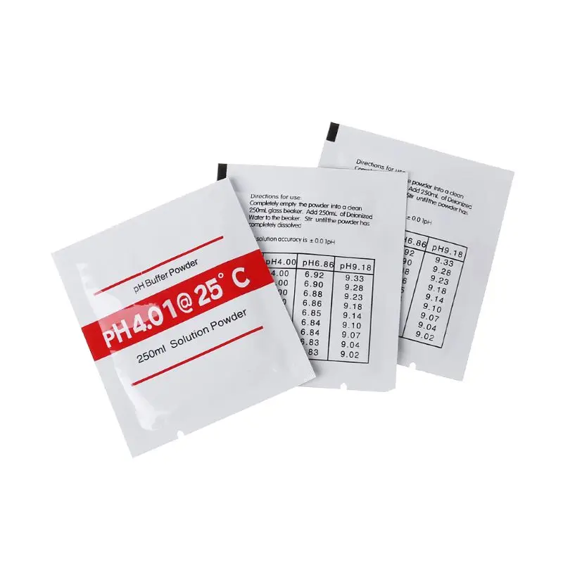 3 шт./лот буферный порошок PH для тестового измерителя калибровки 4 00 6 68 9