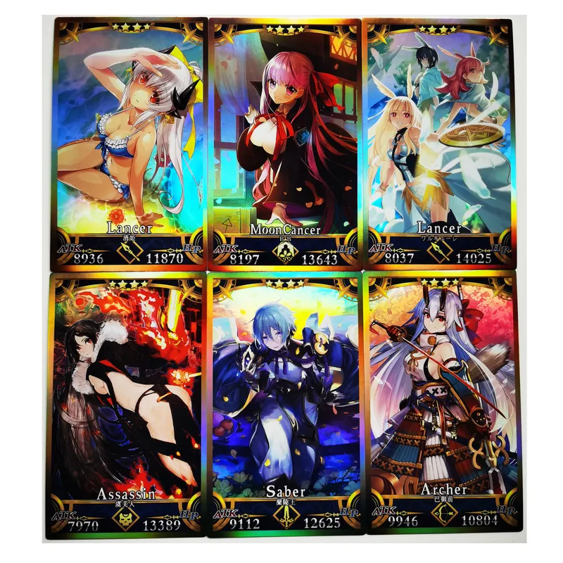 Коллекционные карточки в стиле аниме 36 шт./компл. Fate Fgo Сабер Fate/Grand Order Райдер № 2 |