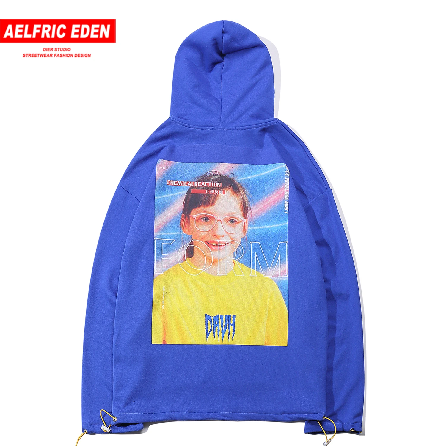 Aelfric Eden 3D Gril Printed Hooded Sweatshirts Men Autumn Harajuku Streetwear Casual Pullover Fashion Hip Hop Oversize Hoodies | Мужская