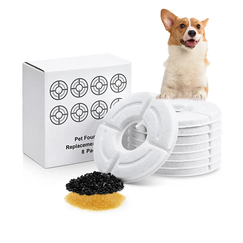 

Сменный фильтр с активированным углем для питьевой воды для кошек, сменные фильтры для питьевой воды, цветок для домашних животных, собак, К...