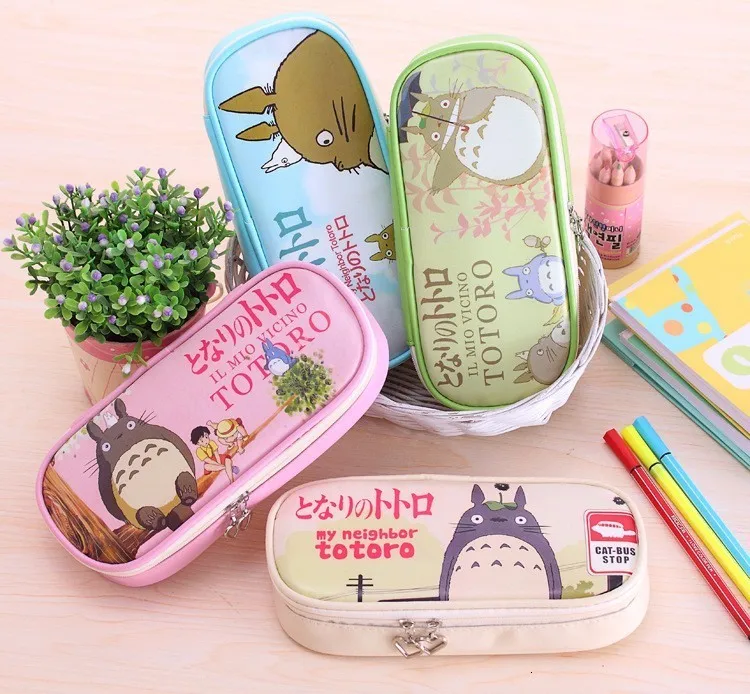 Чехол для карандашей totoro, kalem kutu papeleria, чехол для карандашей, милая сумка для карандашей, большая вместительность, plumier estojo de lapis, сумка для ручек