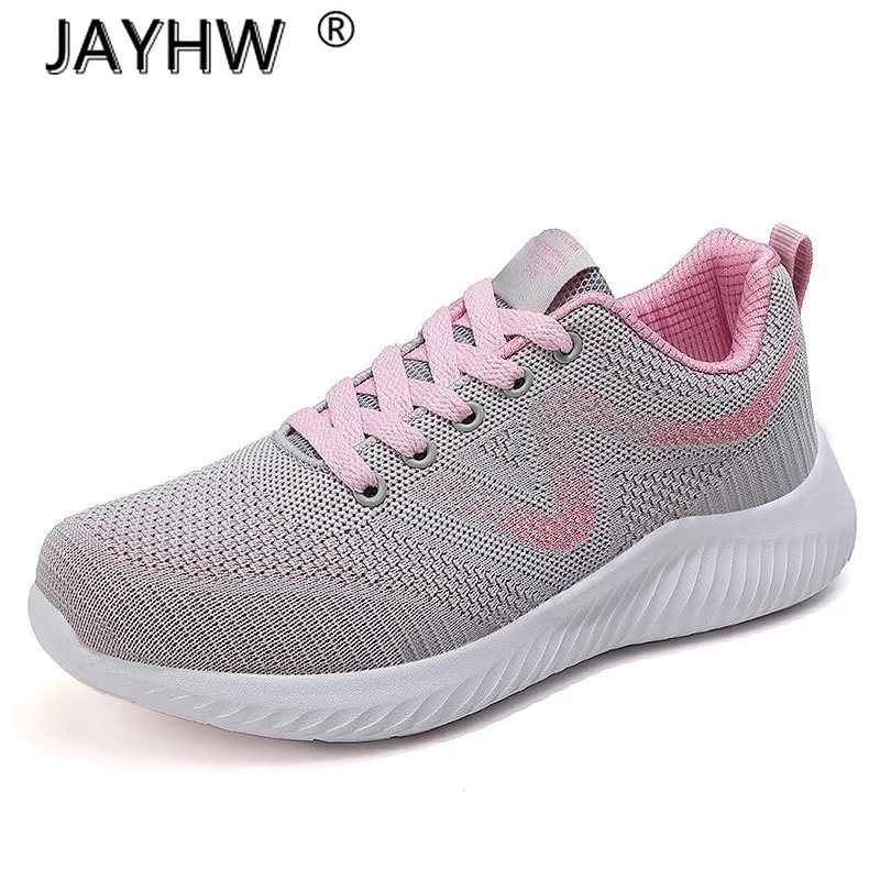 

Fashion Women's Shoes Comfortable Breathable Mesh 2021 Autumn new Casual Shoes Women's Lace-up Non-slip Wear-resistant Sneakers
