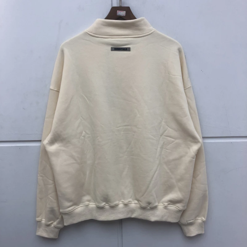 

Turtleneck Drop shoulders Essentials Sweatshirts Men Women 1:1 Oversize Best Quality FOG Pullover Essentials Hoodie