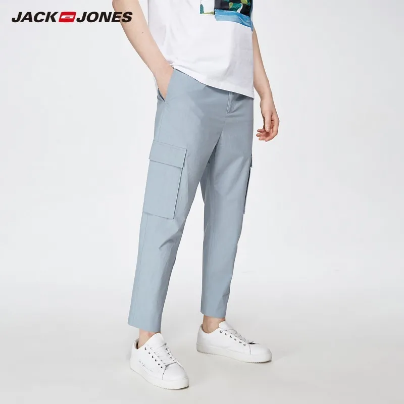 JackJones men's Casual cargo Ankle-length Trousers Basic Menswear pants 219214538 | Мужская одежда