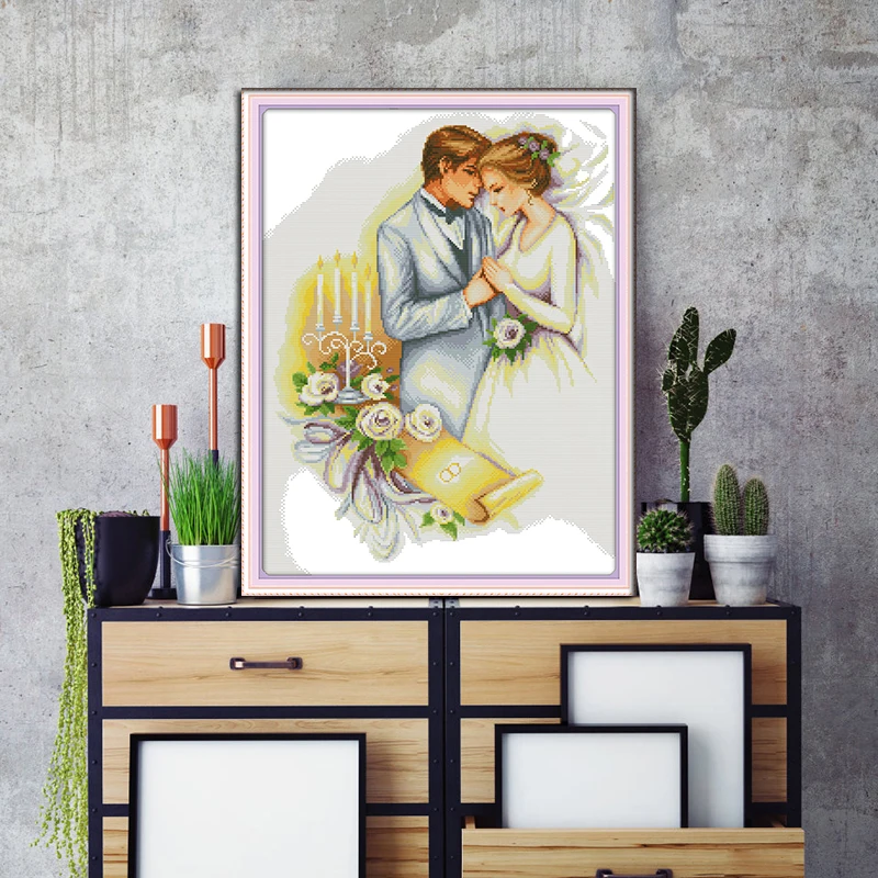 Joy Sunday 11 & 14CT вышивка крестиком набор ручной работы DIY семейное украшение Новое