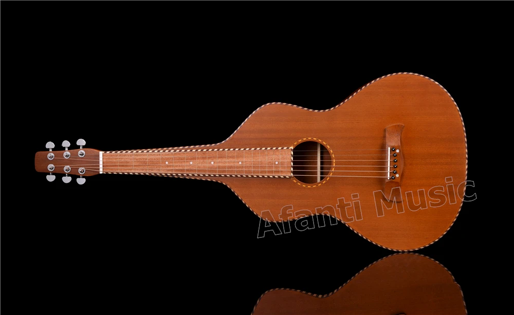Afanti музыка все Sapele Дерево Weissenborn Гавайская гитара(HG-735