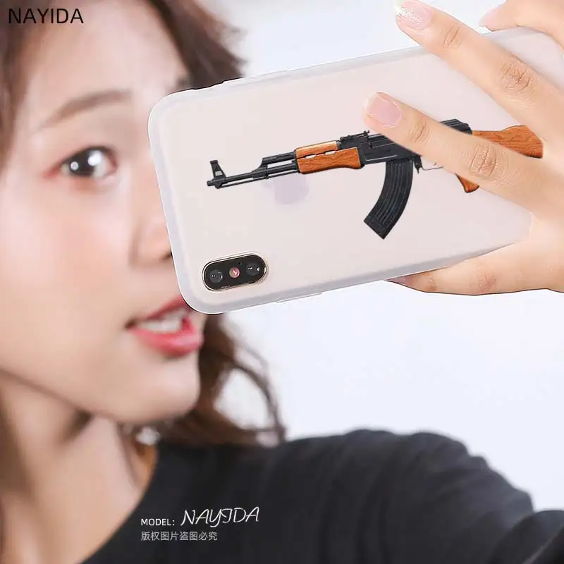 Мягкий силиконовый чехол для iPhone 12 Mini 11 Pro XS Max XR X 8 7 6 Plus 5S SE S Cover pubg gun Fundas|Бамперы| |
