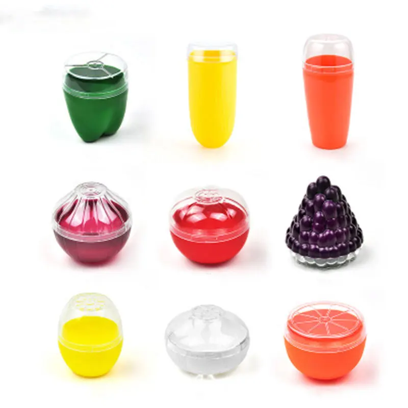 Милые кухонные контейнеры для еды овощей чеснок лук лимон помидоры пластиковая