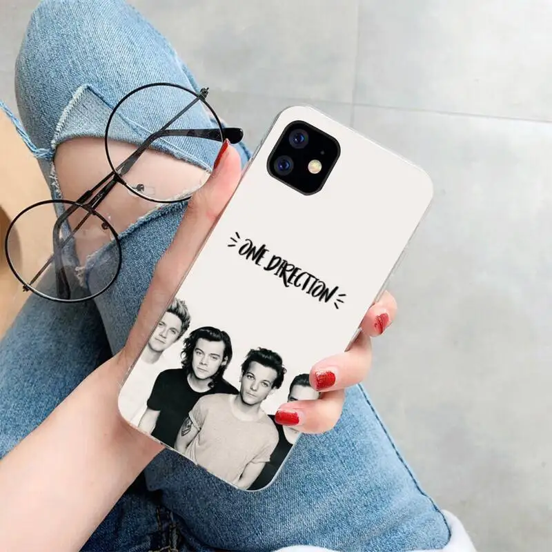 

NBDRUICAI One Direction Louis Tomlinson Bling Cute Phone Case for iPhone 11 pro XS MAX 8 7 6 6S Plus X 5S SE XR cover