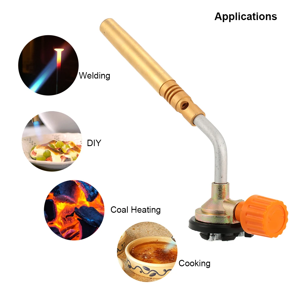 Outdoor Versatile Butane Burner Solder Blower Welding BBQ Torch Culinary Lighter Gas Flame for Kitchen Camping | Спорт и развлечения