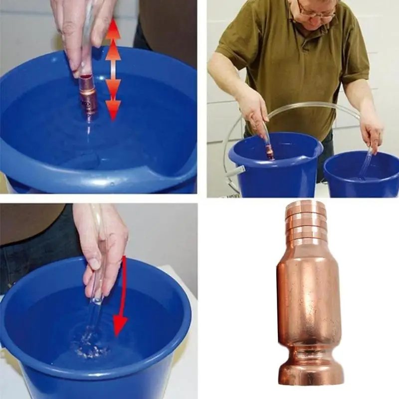 1 шт. 19мм медный сифон насос для перекачки жидкостей самовсасывающий сифонный