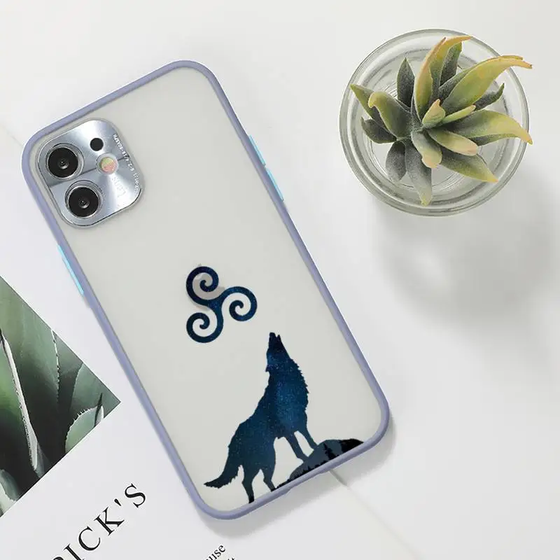 

Teen Wolf Stilinski 24 Phone Case For iPhone 12 11 Mini Pro XR XS Max 7 8 Plus X Matte transparent Gray Back Cover