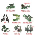 Новый USB-разъем для зарядки док-станции, штепсельная плата, гибкий кабель для Huawei P10 P20 P30 P8 P9 Lite 2016 2017