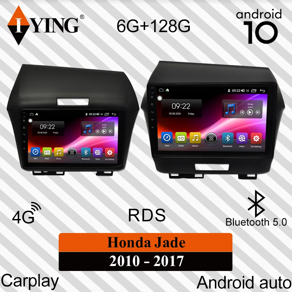 

IYING For Honda Jade 2010-2017 Car Radio Multimedia Video Player Navigation GPS Carplay DSP 32EQ Android 10 No 2din 2 din dvd