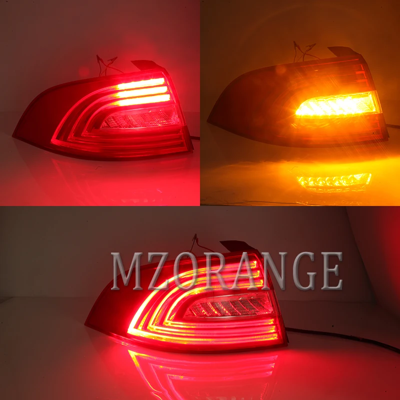 

MZORANGE Tail Light For SKODA SUPERB Saloon Sedan 2013-2015 LED Tail Lamp Assembly Rear Brake Light Lamp Rear Fog Light