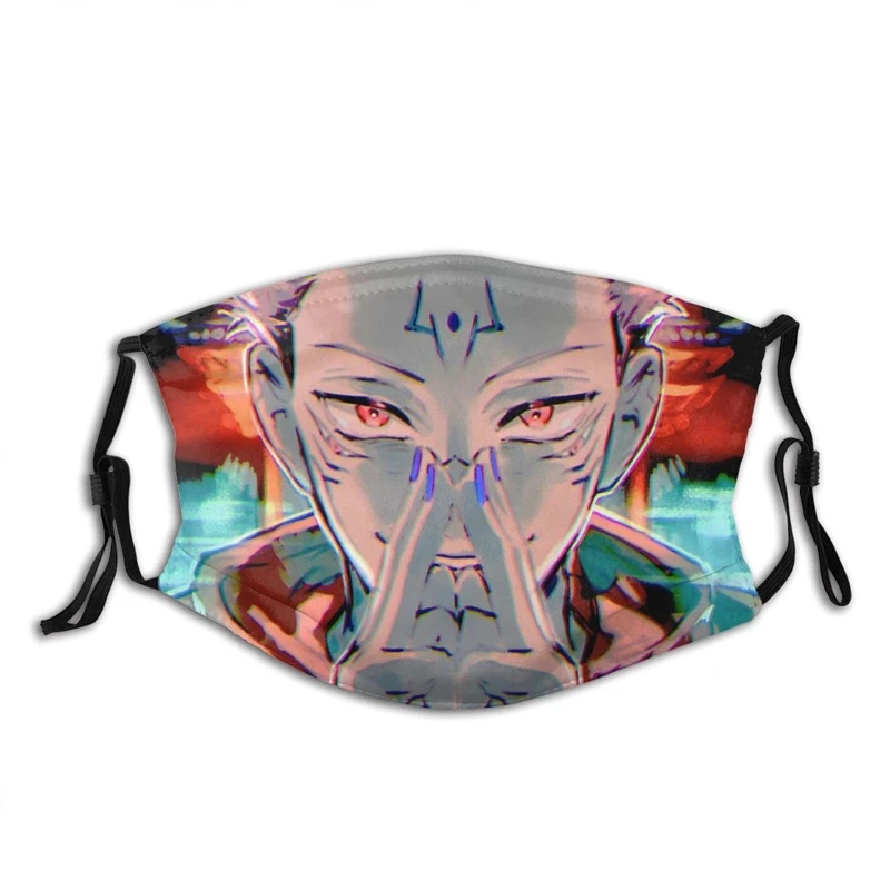 Маска для лица косплея аниме juютсу Kaisen Gojo Satoru Ryomen Sukuna пылезащитные маски взрослых