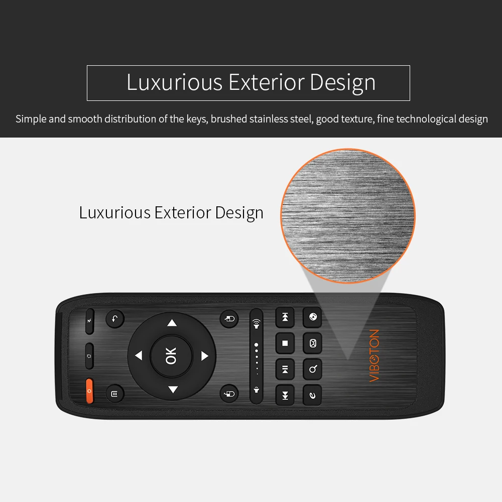 Viboton KB 91s 2 4G мини беспроводная клавиатура Air Mouse с ИК обучением для ПК IPTV плеер H96 X96