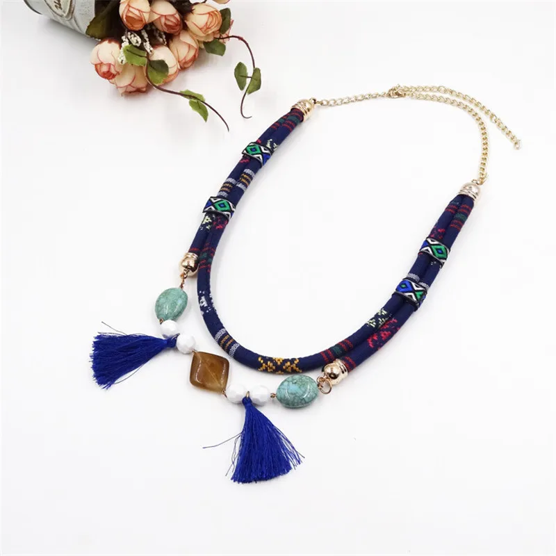 Богемное ювелирное изделие женская подвеска ручной работы с изысканным узором