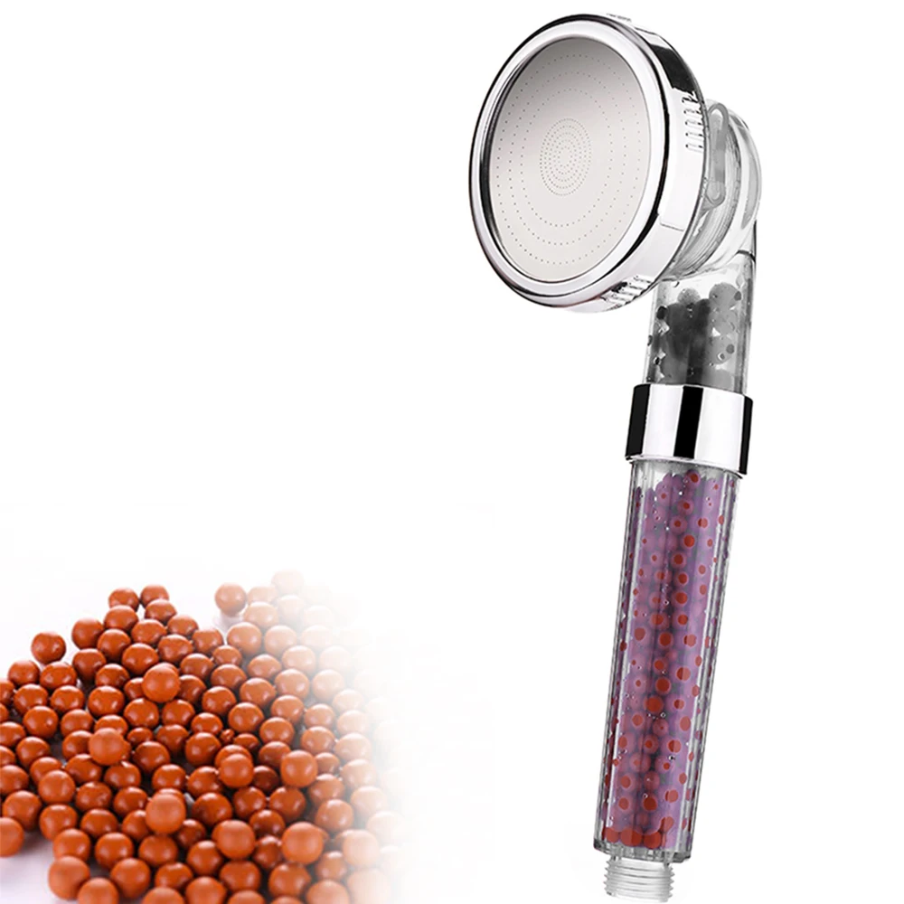 Filterable Shower Head Nozzle shower Bathroom Accessories High Pressure Adjustable Water Saving Rainfall Обустройство дома