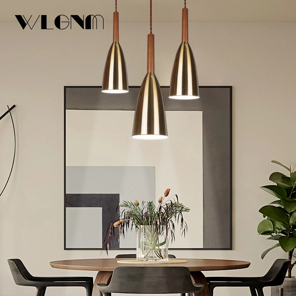 

Industrial Pendant Light Nordic pendant Lamp Loft Wooden light fixtures hanging lamp for living room bedroom Restaurant lighting