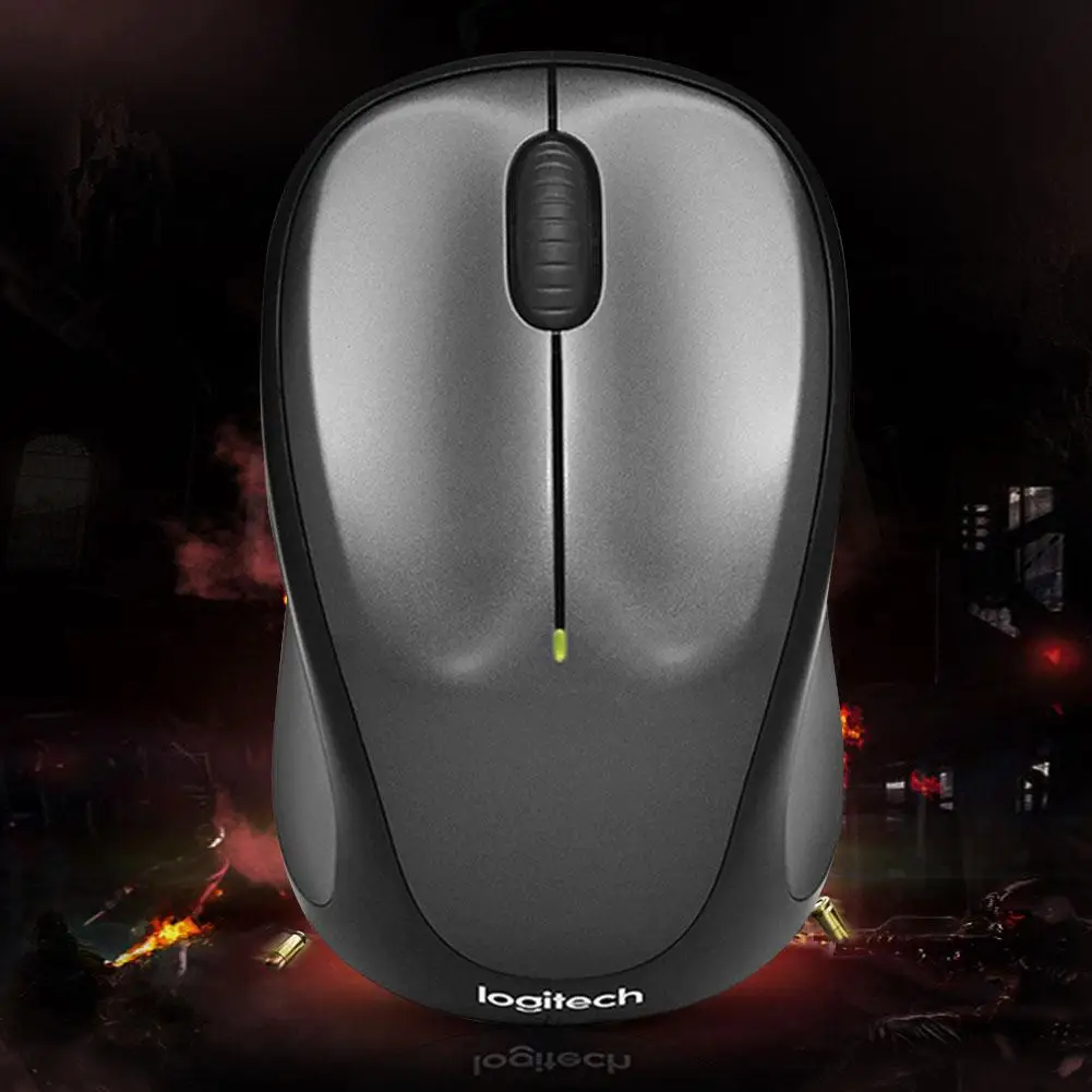 Мышь Logitech M235 Беспроводная оптическая 1000DPI 2 4 ГГц 3 кнопки | Компьютеры и офис