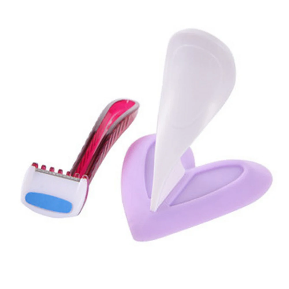 

Intimate Bikini Privates Shaping Tool Pubic Heart Trimmer Triangle Female Secret Razor Silicone Shaving Stencil Line Sexy