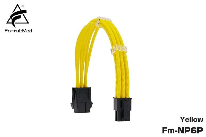 FormulaMod Fm-NP6P PCI-E 6Pin Мощность мм удлиняющий кабель для материнская плата/GPU