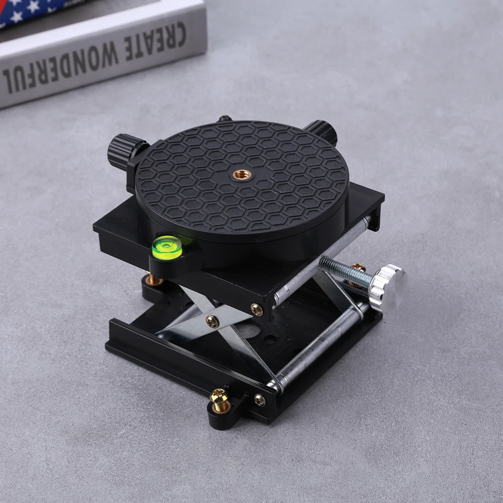 

Router Lift Table ABS Stainless Steel Carpentry Wood Engraving Lab Experiment Lifting Stand Platform Woodworking Bench