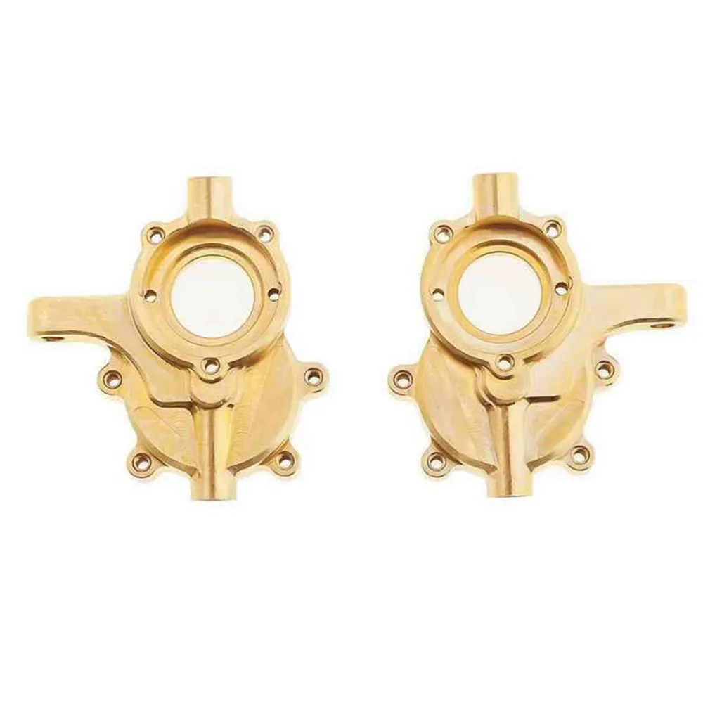 

2pcs Brass Front Steering Cup Portal Housing Set for 1/10 Redcat GEN8 RC Crawler Car Accessories Parts