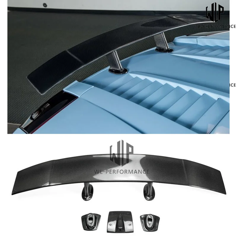 

High Quality Carbon Fiber Car body kit Rear Trunk Spoiler Lip Wing For Lamborghini Gallardo LP550 LP560 LP570 DMC style 04-08