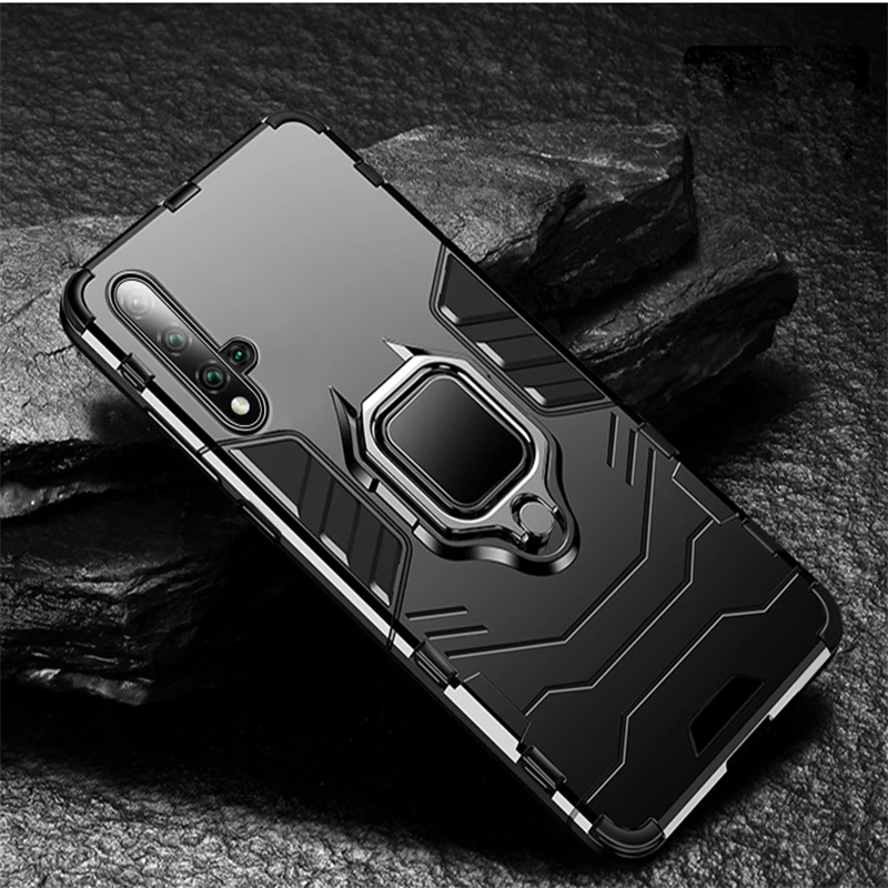 Honor 20 Lite сверхмощный бронированный магнитный держатель-кольцо для пальца