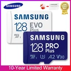 Карта памяти SAMSUNG EVO Pro Plus Micro SD 128 ГБ, карта памяти C10 TF MicroSD SDXC 64 Гб 256 ГБ 512 ГБ U3 4K для телефона, камеры дрона