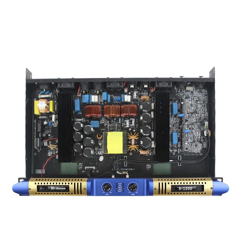 Усилитель мощности класса d 2 канала цифровой усилитель 1U 1200 Вт с возможностью