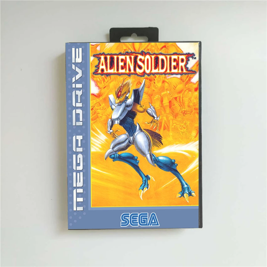 Приставка для видеоигр с изображением чужого солдата-евро 16 бит Sega Megadrive Genesis |