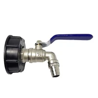 absf ibc ball outlet tap tank 34 inch food grade drain adapter 1000l tank rainwater container brass hose faucet valve